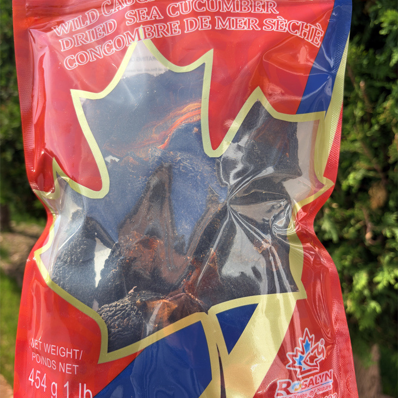 Canadian Direct Mail Rosalyn Wild Atlantic Sea Cucumber Dry Goods Open-Ended Non-Ready-To-Eat 454g