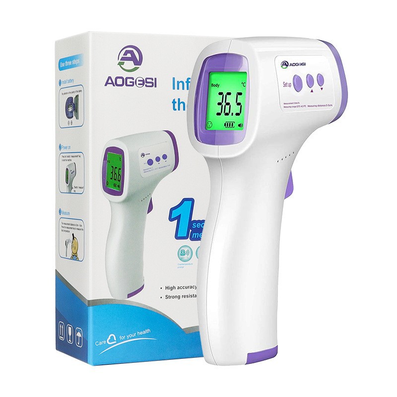 Cross-border thermometer non-contact infrared temperature gun household handheld electronic thermometer forehead temperature gun