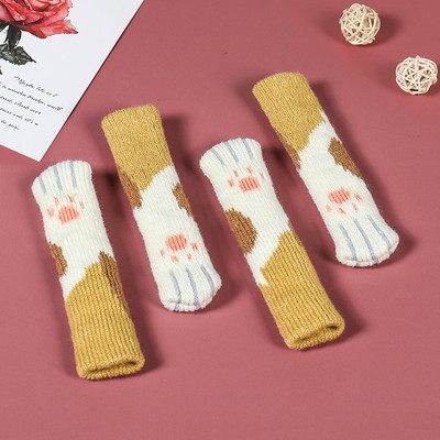 Lengthened knitted anti-collision mat door handle cover door handle protective cover Wall anti-collision toilet door lock door handle