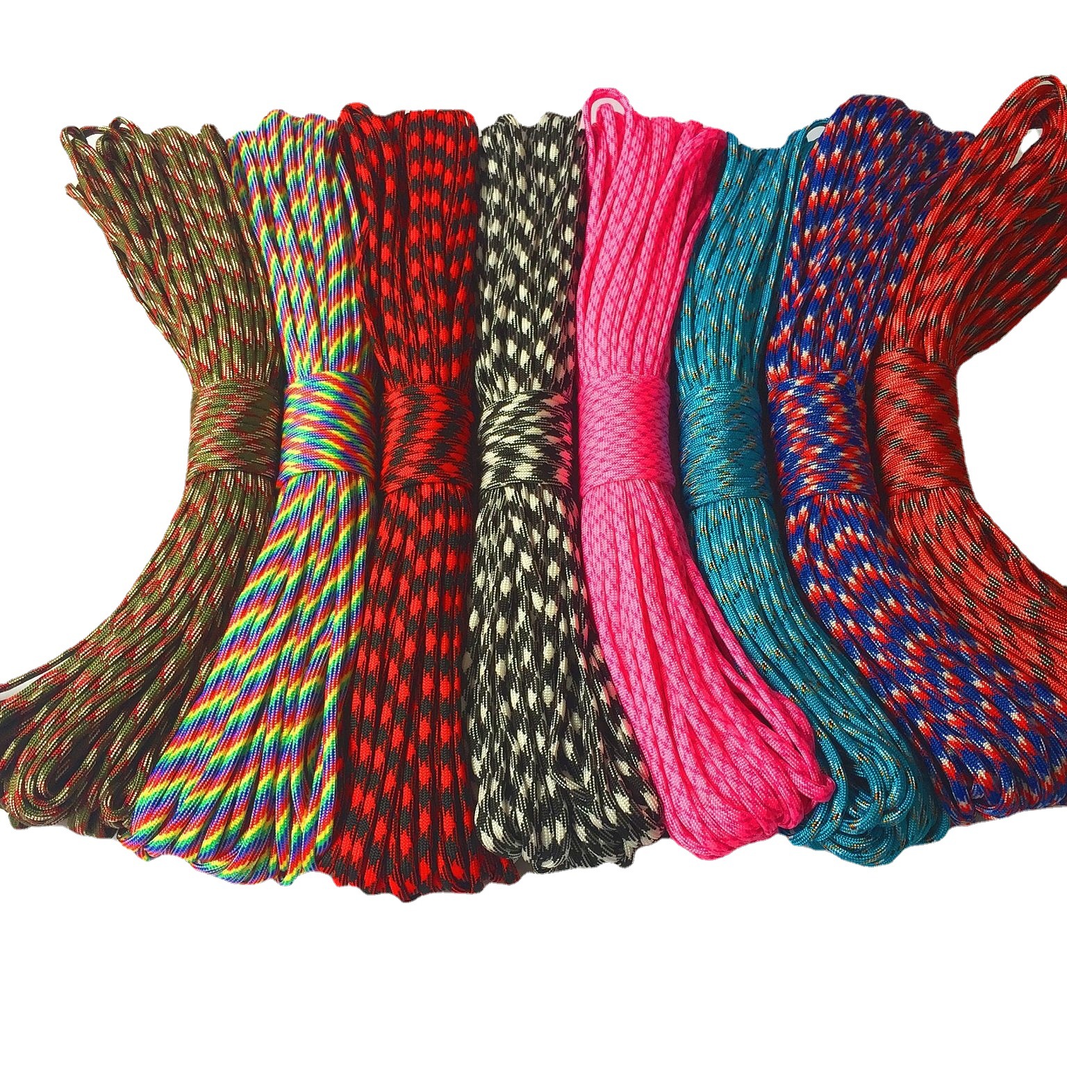 Outdoor Emergency Rope 7 Core 7 Core Umbrella Rope Outdoor Equipment Binding Rope Lifesaving Escape Tools Nylon Rope