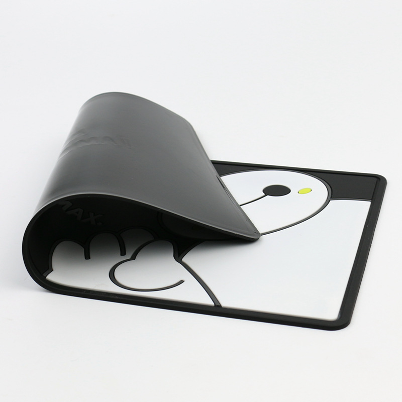 Противоскользящий коврик для автомобиля с фигуркой мультяшного персонажа белого и синего цвета, большой, термостойкий