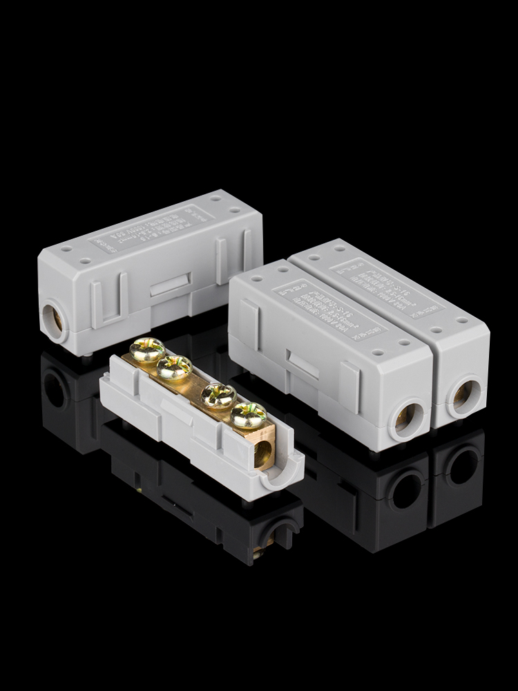 High-Power Terminal Block Wire Quick Connector Splicable Parallel Wire Straight-Through Butt Joint 2.5-16 Square Meters