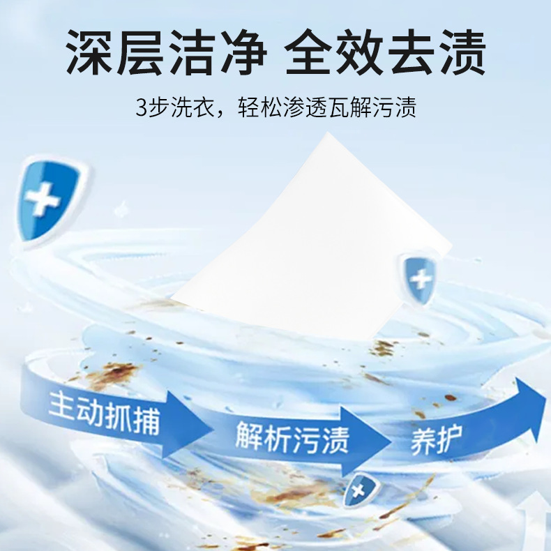 Laundry Tablets, Laundry Bubble Paper, Long-Lasting Fragrance, Laundry Paper, Sterilization and Mite Removal, Concentrated Laundry Tablets, Factory Customized