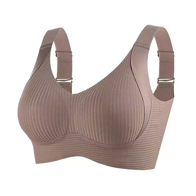 Southeast Asia Cross-border Explosions Full Cup Adjustable Underwear Bra Anti-sagging plus size Traceless Parammary Breast Bra Thin