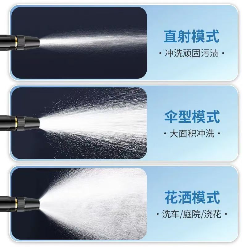 Car Wash Water Gun Household Flushing High-Pressure Powerful Artifact Water Gun Nozzle Tap Water Pipe Hose Booster Pressure