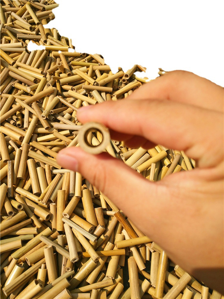 Настраиваемые трубки из высушенного бамбука, обработанные при высокой температуре, сырые бамбуковые трубки, трубки для домиков для насекомых могут быть отполированы