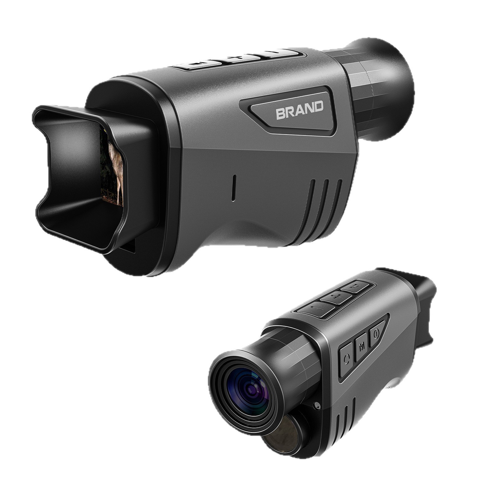 Source Factory High-Definition Monocular Telescope for Outdoor Use, Fully Black, Capable of Taking Photos and Videos, Dnv2000 Infrared Night Vision Device