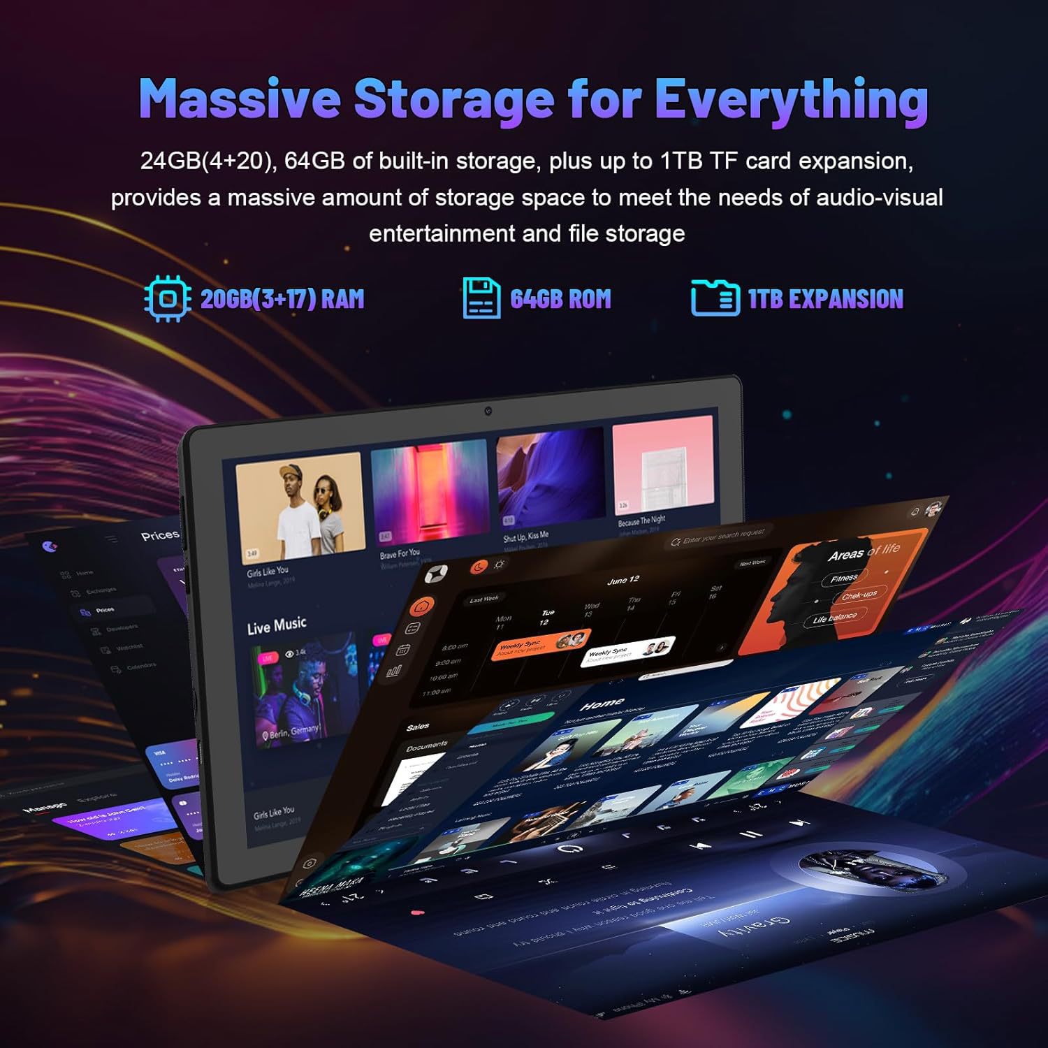 Tablet Pc,Latest Android Tablet Pc 10inch ,8 Core,20Gb+64Gb+1Tb Tf