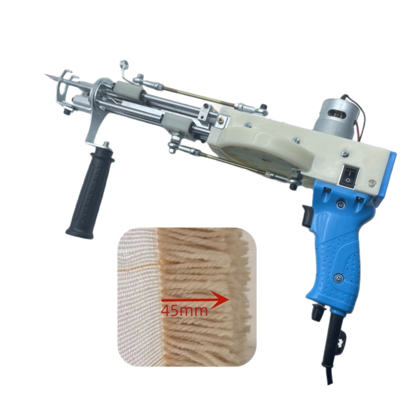 40mm Tufting Gun Cut Pile Loop Pile Carpet Loom Carpet Gun Tufting Gun Electric Needle Long Pile 45Mm355M