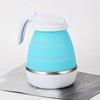 0.6L Electric Portable Foldable Kettle with Silicone Insulation and Constant Temperature Mini Travel Kettle