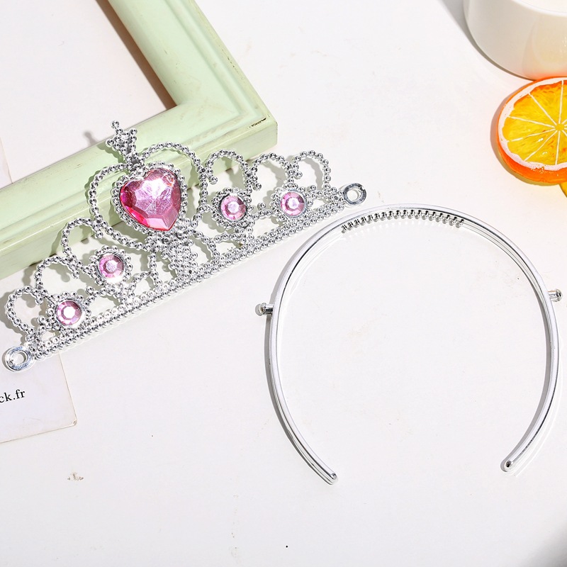 Spot factory direct children's Frozen Crown Magic Wand Princess Aisha Crown Stage Performance Set