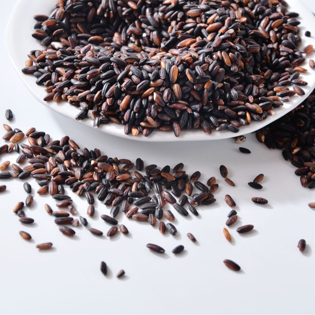 Spot New Rice Northeastern Blood Glutinous Rice Black Glutinous Rice Balls Milk Tea Fillings Fermented Rice Cake Wrapped with Blood Glutinous Rice Dumplings