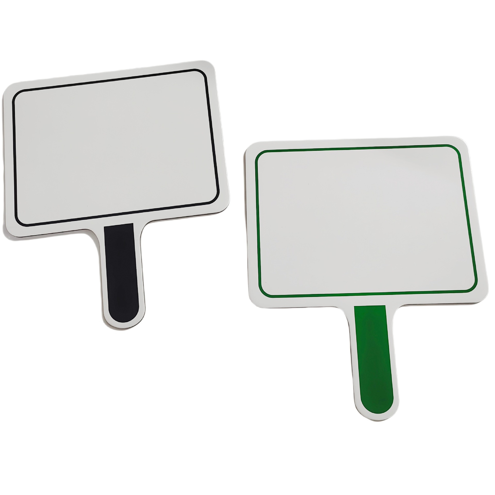 Customized Classroom Live Interactive Handheld Whiteboard Square Round Handheld Erasable Double-sided Whiteboard Customized