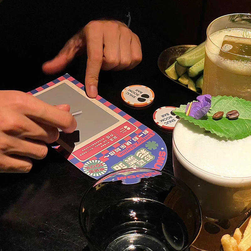 Yin Dafa Hot Pot Scratch Customized Lucky Scratch Card Customized Hot Pot Restaurant Event Raffle Ticket Lottery Redemption