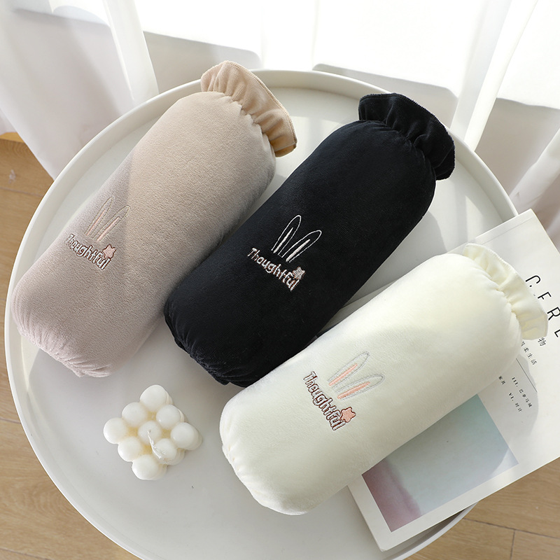 Новинка 2025 года, мультяшные длинные рукава для осени и зимы, офисные рукава для женщин, защитные рукава из мягкого велюра