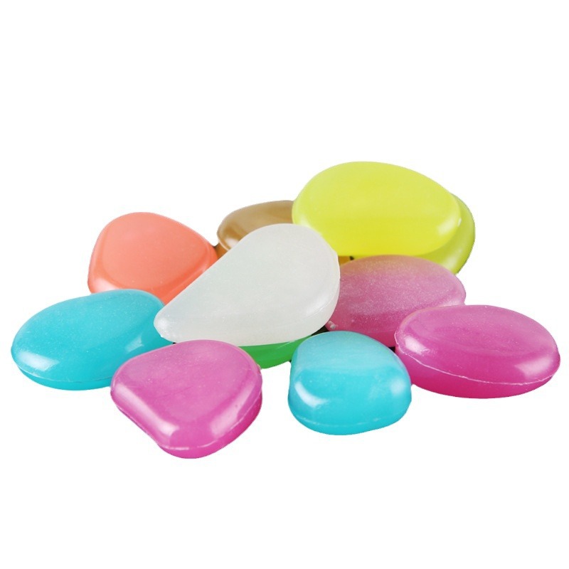 Luminous stone cross-border Source garden fish tank artificial stone luminous color Pebble head fluorescent 10/bag