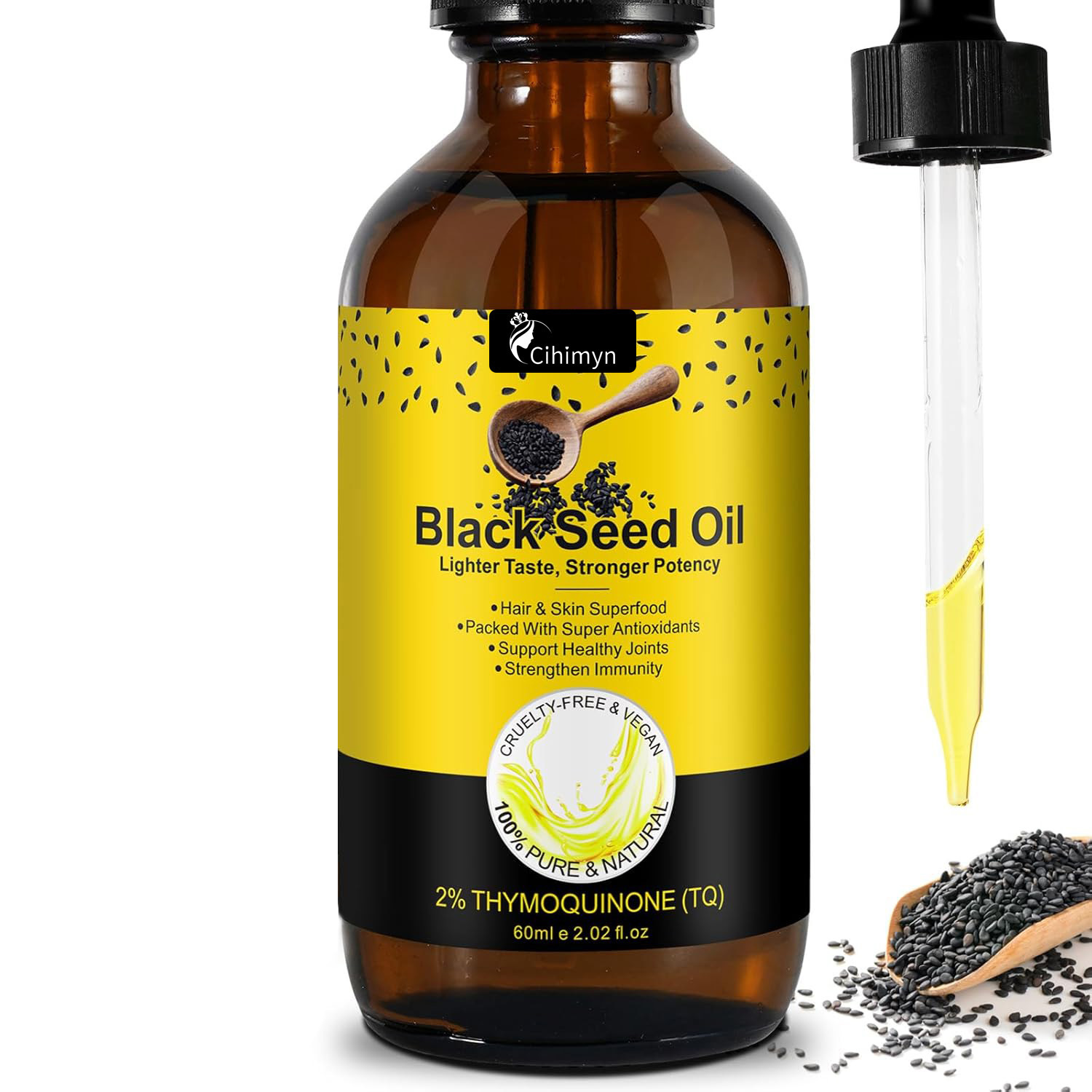 Black Seed Oil Drops Black Seed Oil Drops Cross-Border Hair Care Essential Oil Hair Care
