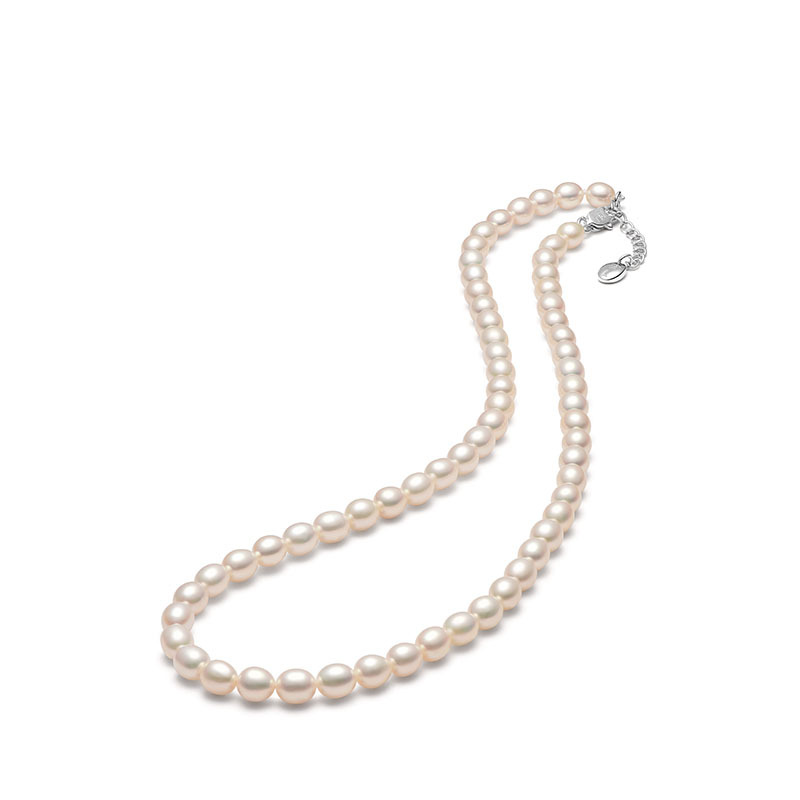 Zhuji Natural Freshwater Pearl Necklace with Strong Luster, Women's Autumn and Winter Accessories, Clavicle Chain, High-End Beaded Neck Chain Wholesale