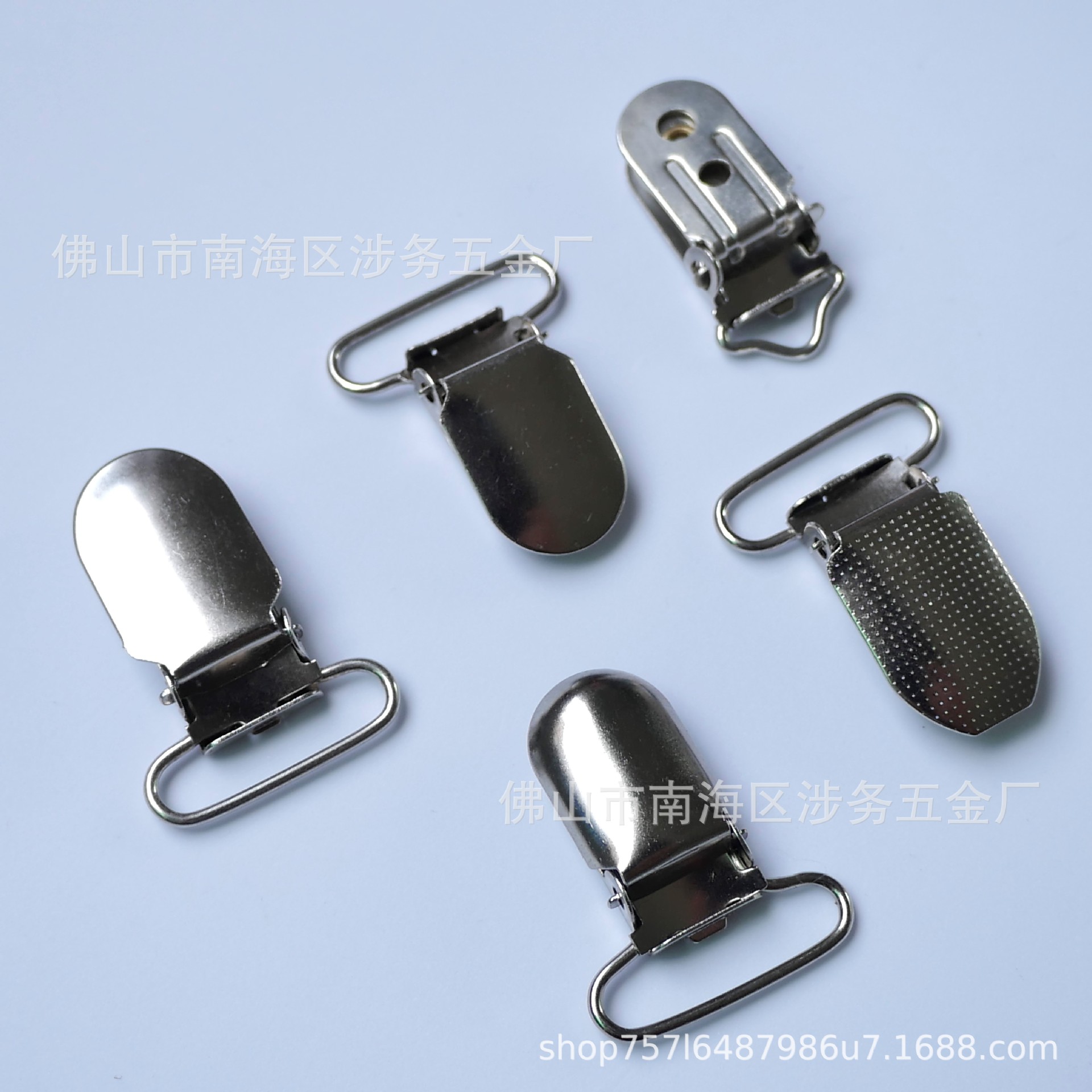 Foshan Factory Direct Duckbill Buckle Strap Clip Fixed Clip Metal Non-slip Clip Spot Straight Hair
