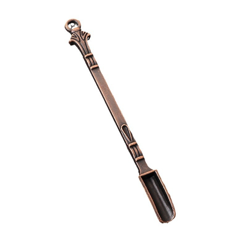 New Product Hot Sale Factory Direct Sales Portable Metal Tobacco Paste Shovel Tobacco Nail Pipe Accessories Mini Snuff Spoon