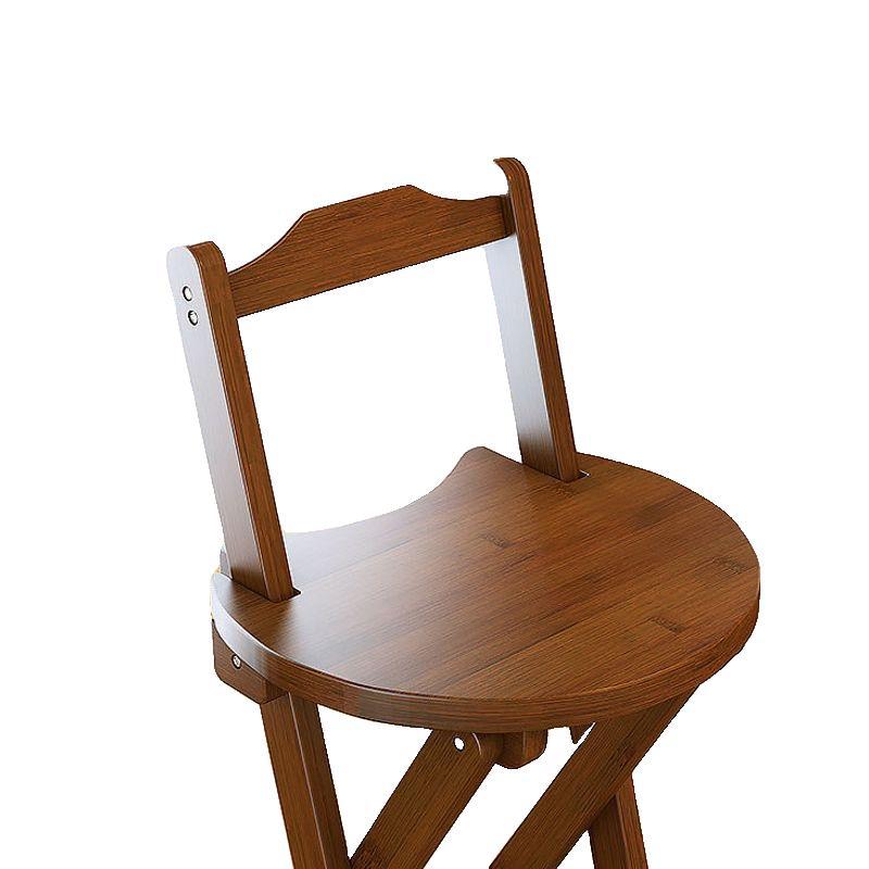 High Stool Bamboo Round Stool Household Stool Dining Stool Simple Adult Commercial High Stool Bar Chair Amazon