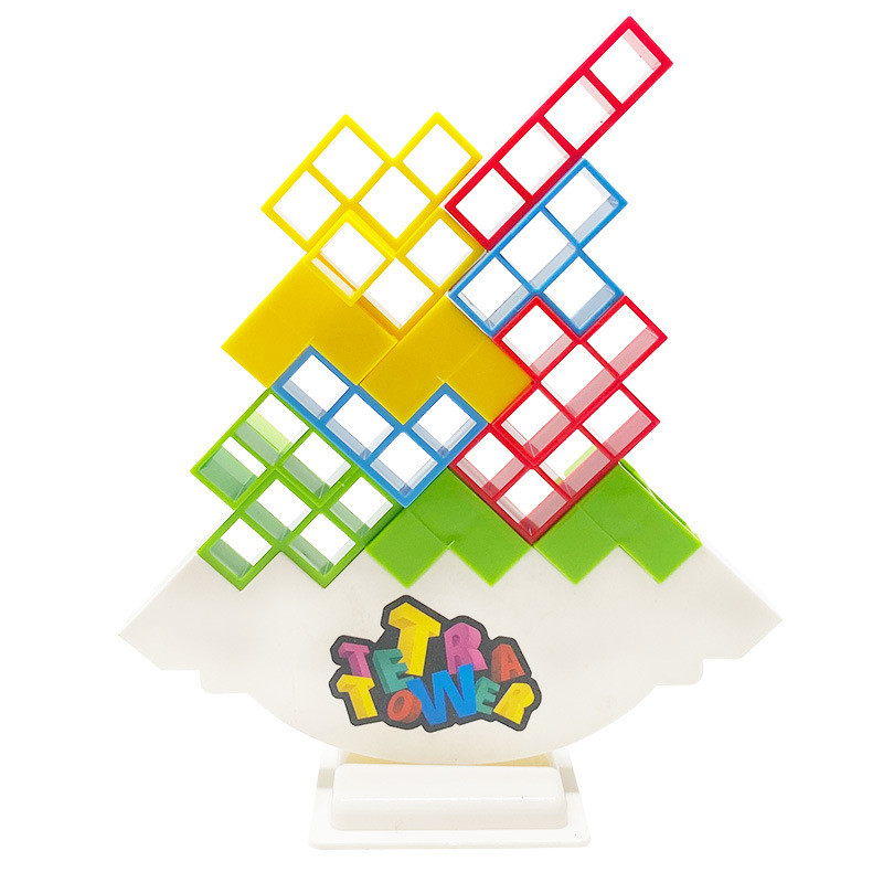 Balance Game Swing Stacked High Russian Block Block Stacked Music Children's Mindset Desktop Toys Cross Border