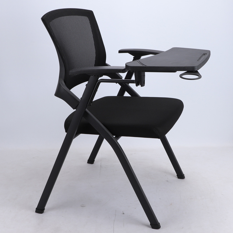 Складной учебный стул с письменной доской, офисный стул с небольшим столом и колесиками, интегрированный стол и стул