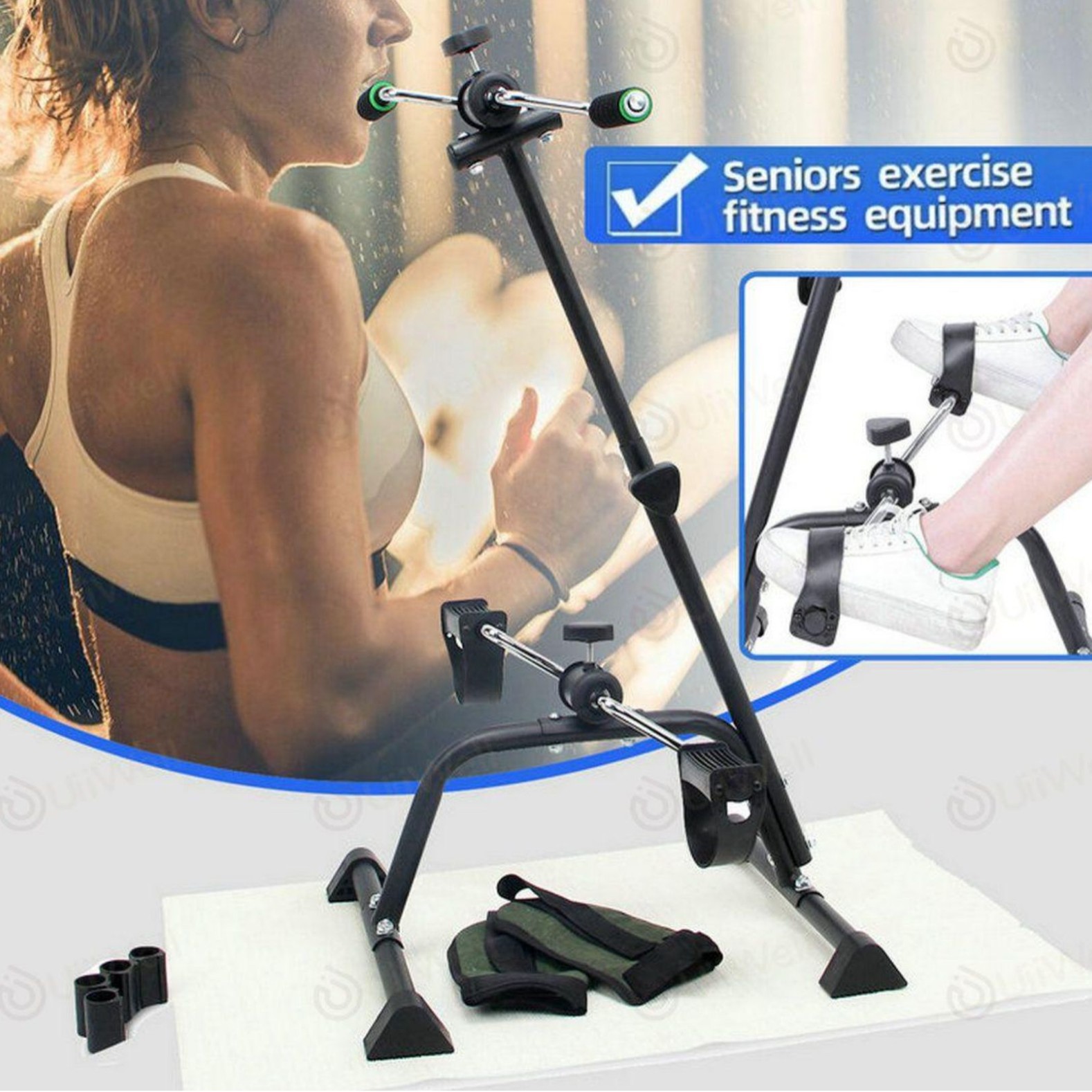 Кросс-бордерный тренажер для пожилых, велосипед для рук и ног, фитнес степпер
