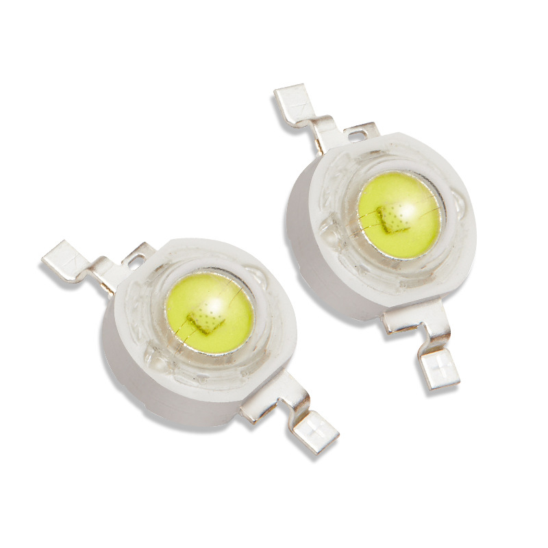 High-power 1W white light beads highlight 110-120lm imitation lumens 3W white light flashlight led patch lamp beads