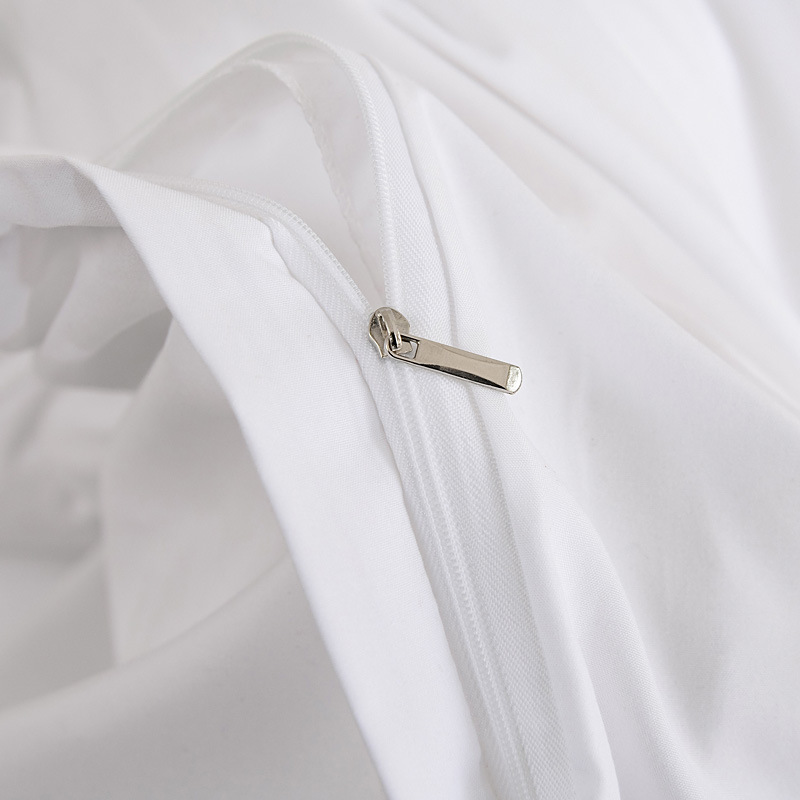 Solid color four-piece simple sanding quilt cover three-piece factory bedding a generation of foreign trade wholesale