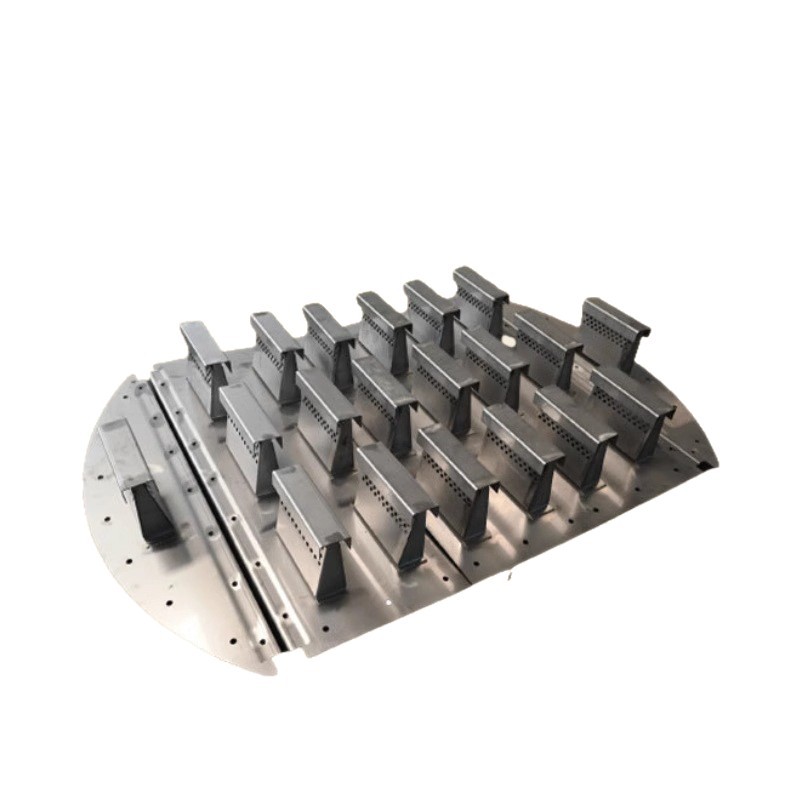 Stainless Steel Vertical Sieve Plate Tower Plate 304/316L Dehydration Tower Absorption Tower New Metal Floating Valve Tower Plate Manufacturer