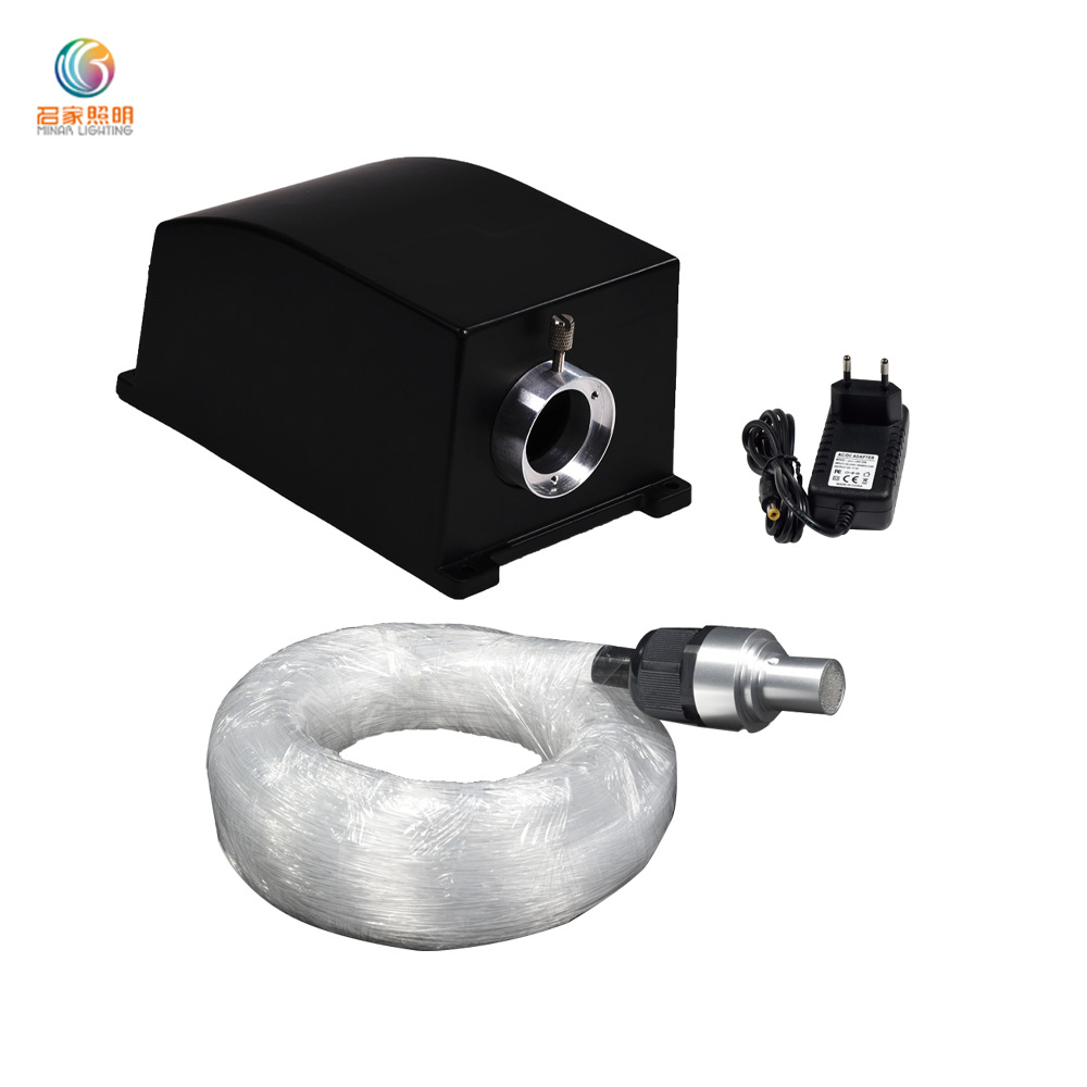 Led Fiber Optic Machine Light Source Meteor Machine 20W Six-Color Programmable Meteor Starry Sky Ceiling Car Atmosphere Light