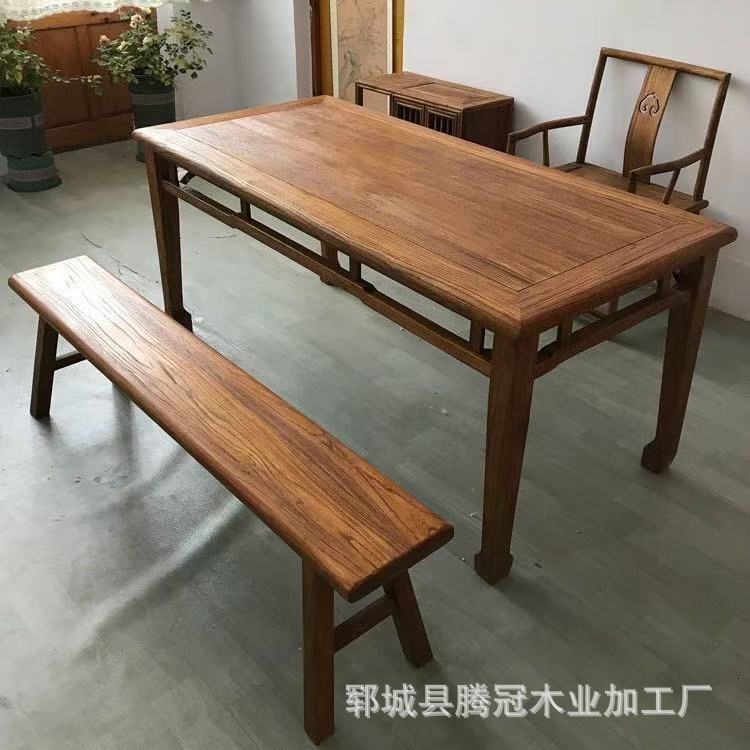 Новый китайский чайный стол, чайный стол, хостел, дзен, стол и стул из старого вяза, винтажный обеденный стол и стул, стол из массива дерева Taipan