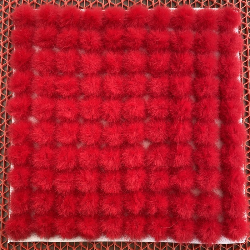 Mink Hair Plate Buckle Headdress Accessories 3cm Imitation Mink Plate Flower Handmade DIY Hairpin Hair Accessories in Stock