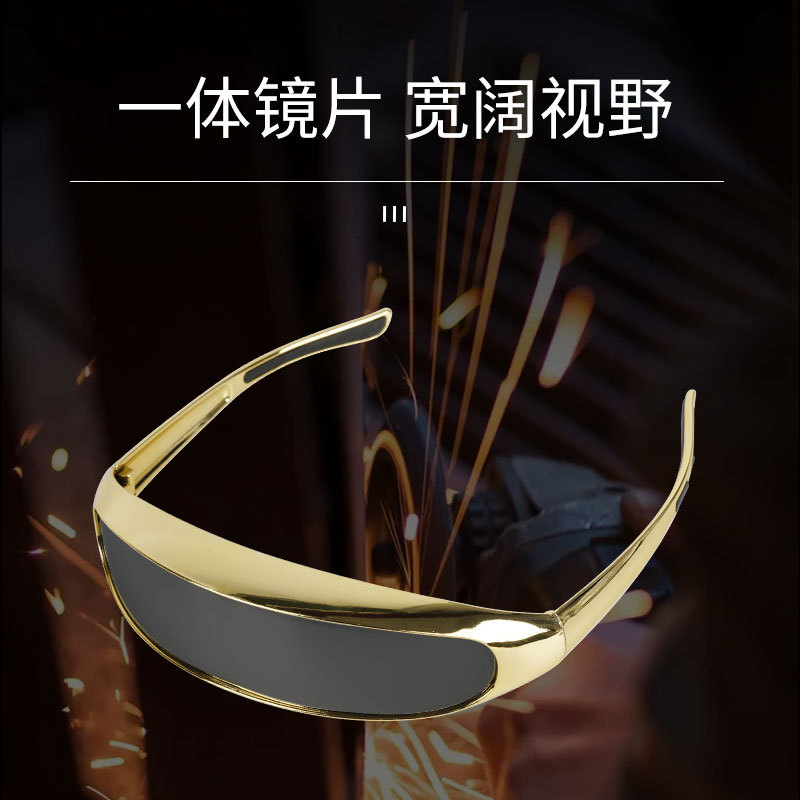 Welding Glasses, Protective Glasses, Anti-Glare, Anti-Uv, Argon Arc Welding Special New Goggles Manufacturer Wholesale