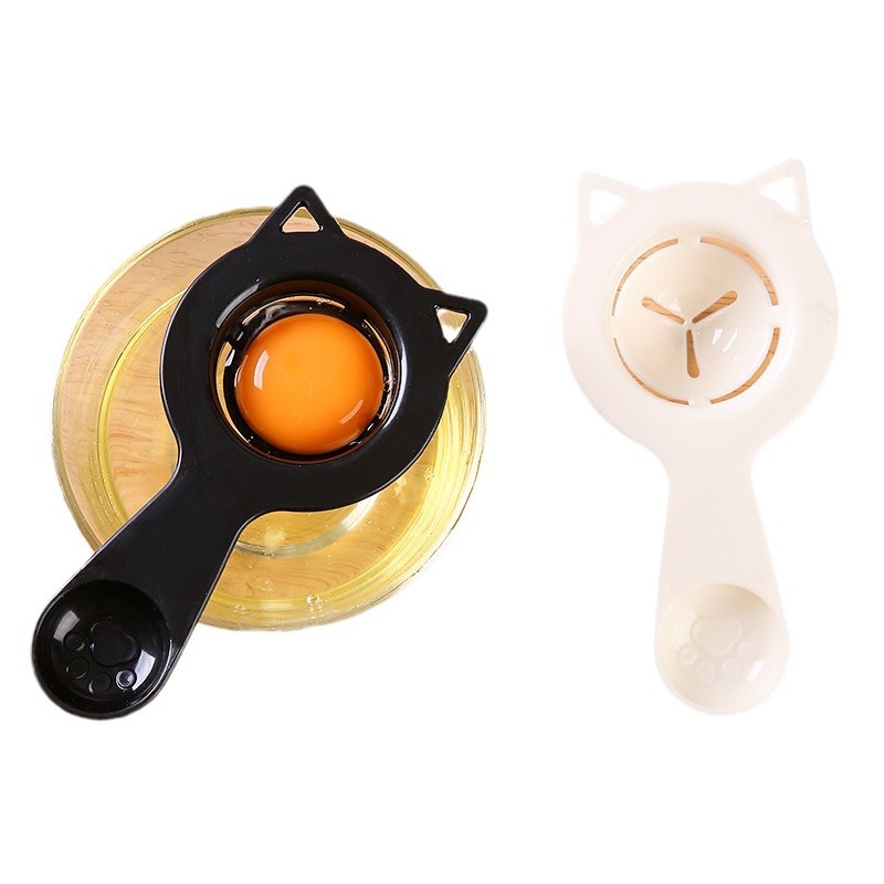Baking Household Kitten Egg White Egg Yolk Filter Protein Egg Liquid Separation Colander seasoning spoon Kitchen Gadget