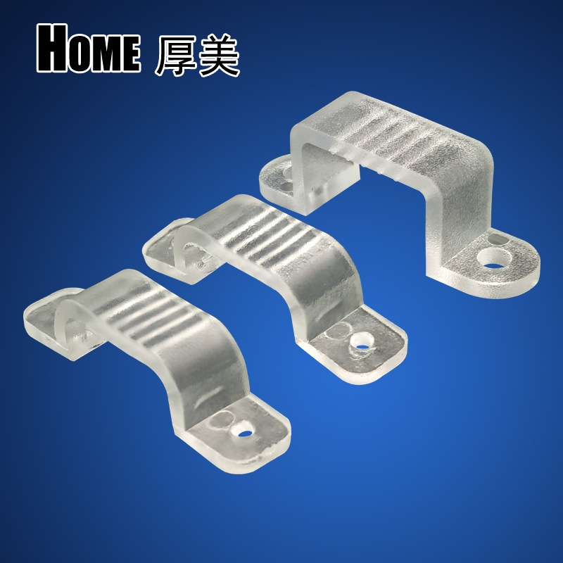 5730/2835/5050 свет с пластиковым креплением, светодиодный светильник высокого давления с зажимом, мягкая световая полоса с зажимом