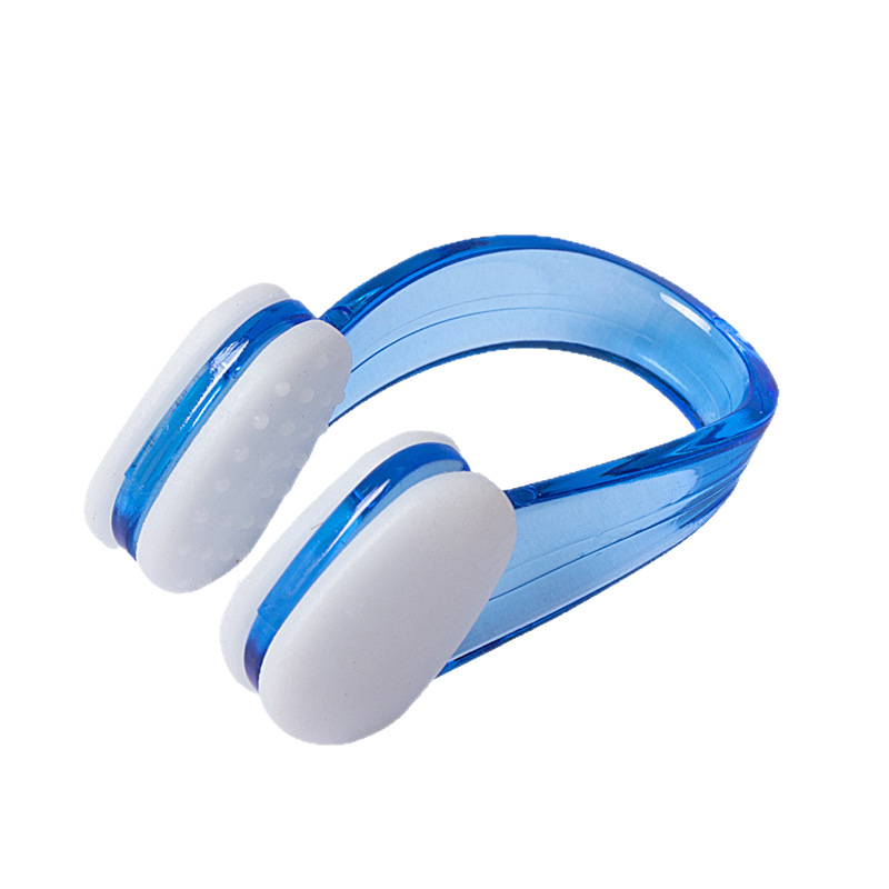 Manufacturer Wholesale Swimming Nose Clip Soft and Comfortable Anti-choking Particles Anti-slip New Color Complete Waterproof Nose Clip Straight