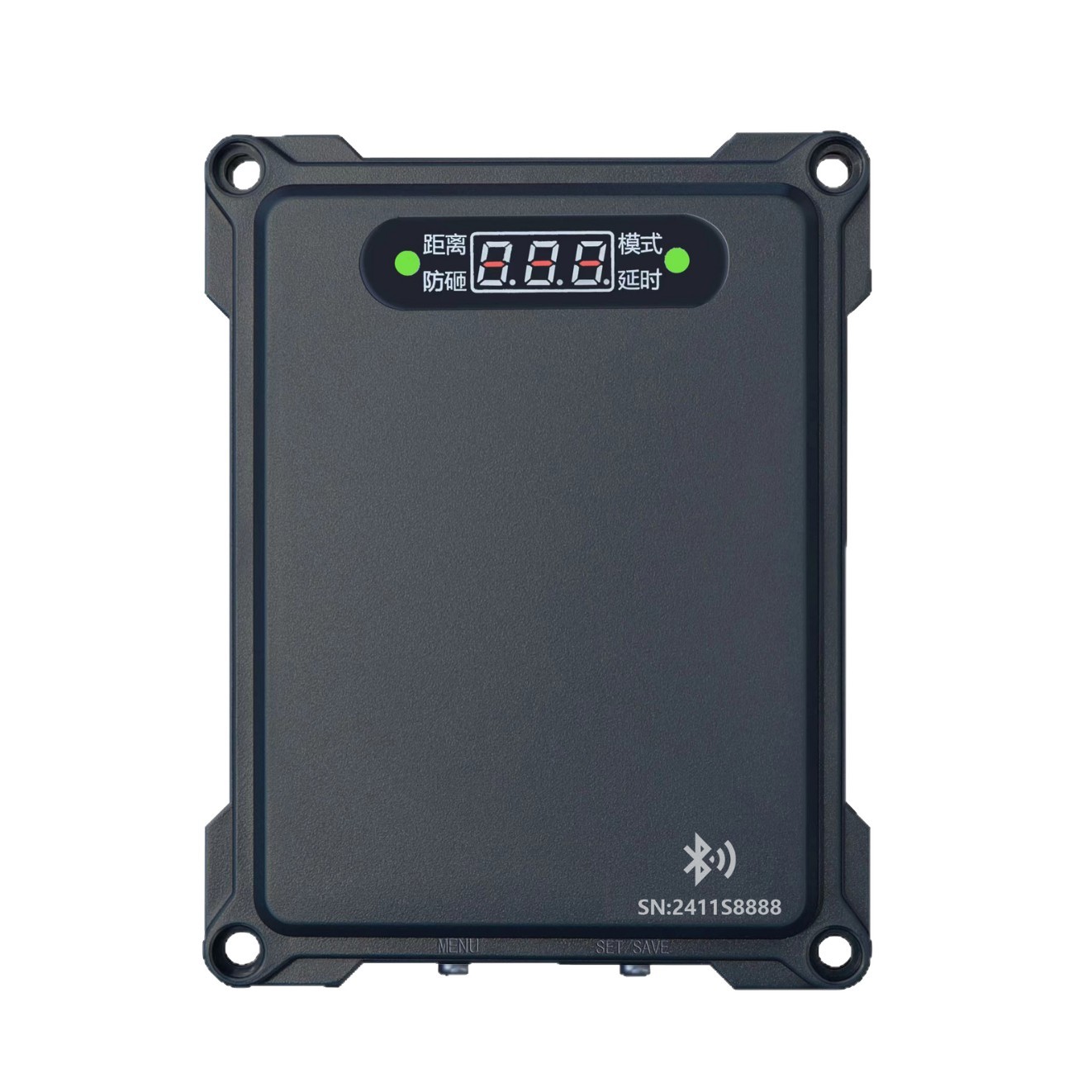 Parking Lot Digital Display Dual-Wave Radar Barrier Radar Anti-Smash Sensor Vehicle Identification Detector Ground Sensor Without Wiring