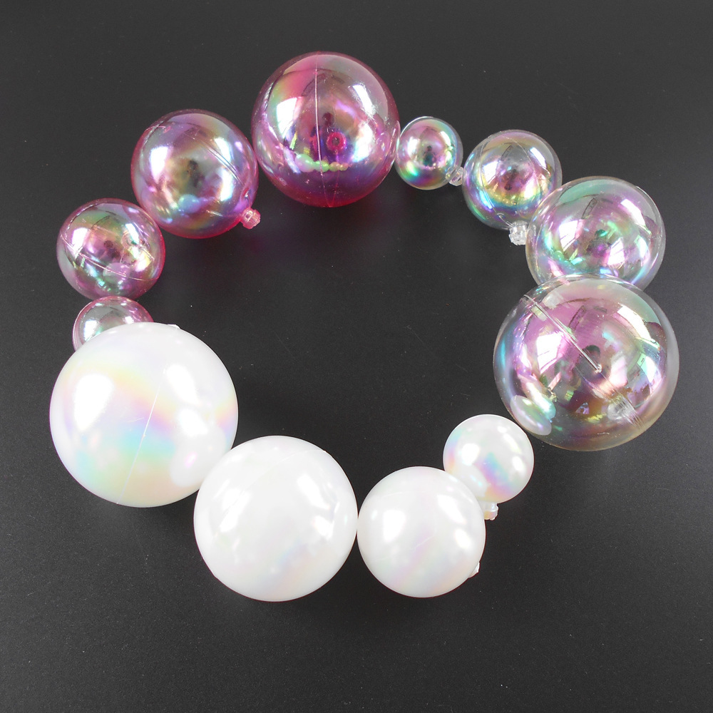 Цветные Прозрачные Шары Декорация Торта на День Рождения Вставка Шара Цветная Праздничная Выпечка Украшение Цветная Фантазия