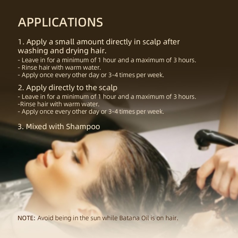 Cross-Border 100% Pure Batana Oil Organic Batana Oil Rosemary Hair Strengthening Hair Care Oil