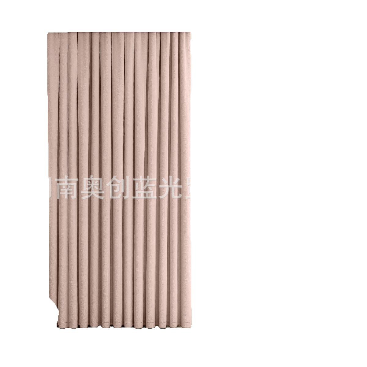 Thickened Chenille Curtain Blackout Cloth 2025 New Arrival French Cream Style Bedroom High-Level Bedroom Living Room Light Luxury