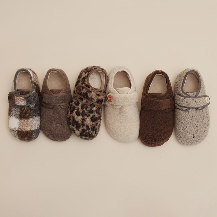 Women's Plush Shoes for Winter, Warm and Comfortable, Cotton-Padded Shoes, Live Broadcast Hot-Selling Women's Shoes Wholesale