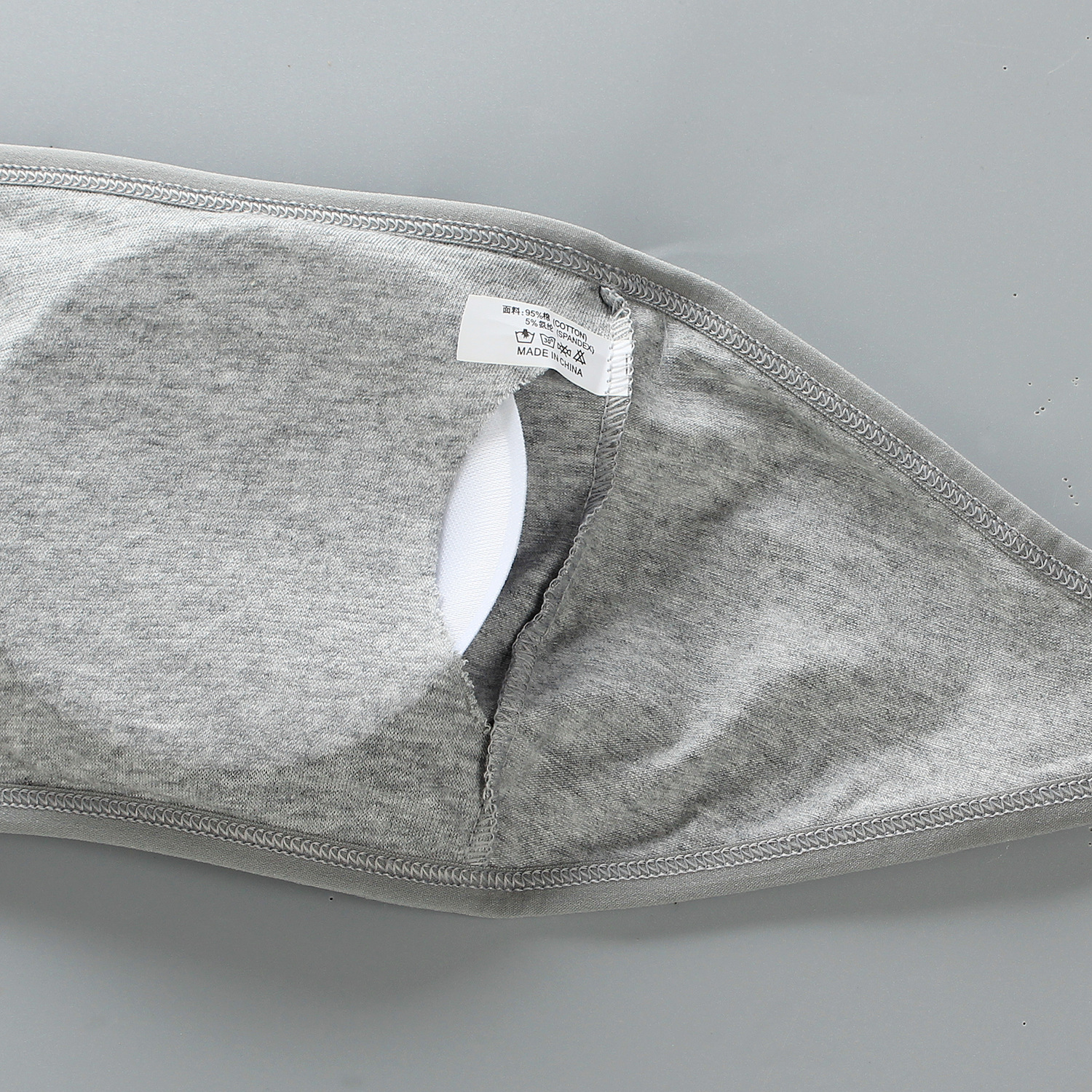 Children's Strapless Cotton Bandeau Bra for Girls Aged 7-13 with Buckle and Insert for Female Students Aged 12