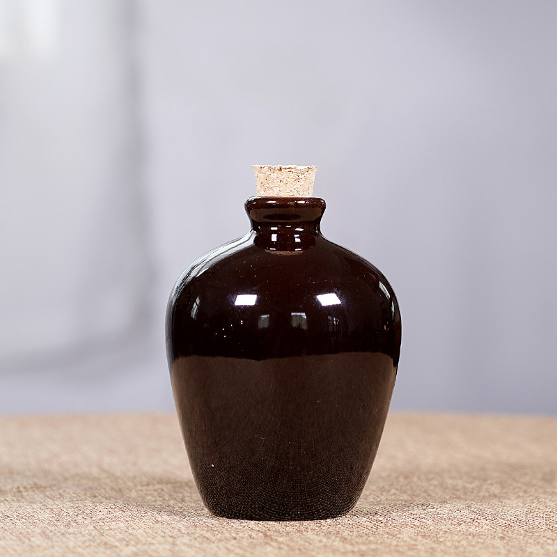 Yixing wholesale ceramic wine bottle hand 1kg 2kg 3kg 5kg 10kg clay pottery jar wine pot processing liquor empty bottle