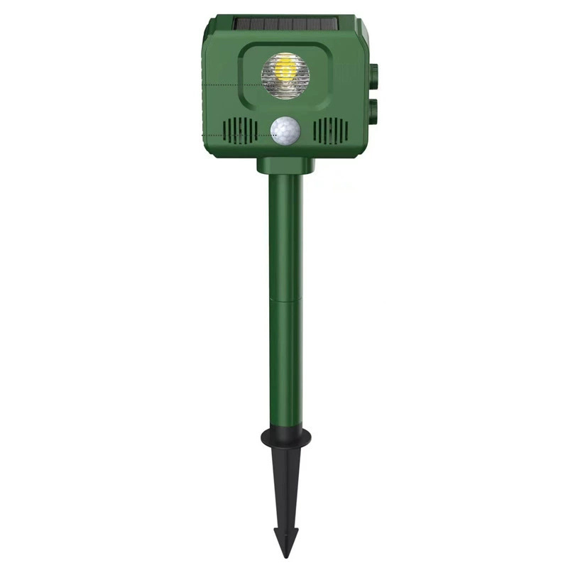 New Solar Animal Repellent Cross-border Source Infrared Cat Repellent Dog Repellent Solar Ultrasonic Repellent