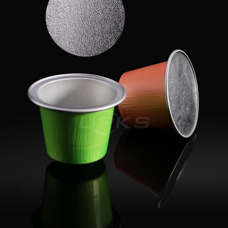 Coffee Capsule Pod Container Nespresso Coffee Machine Multi-Color Guohong Aluminum Foil Coffee Capsule Cup 15ml