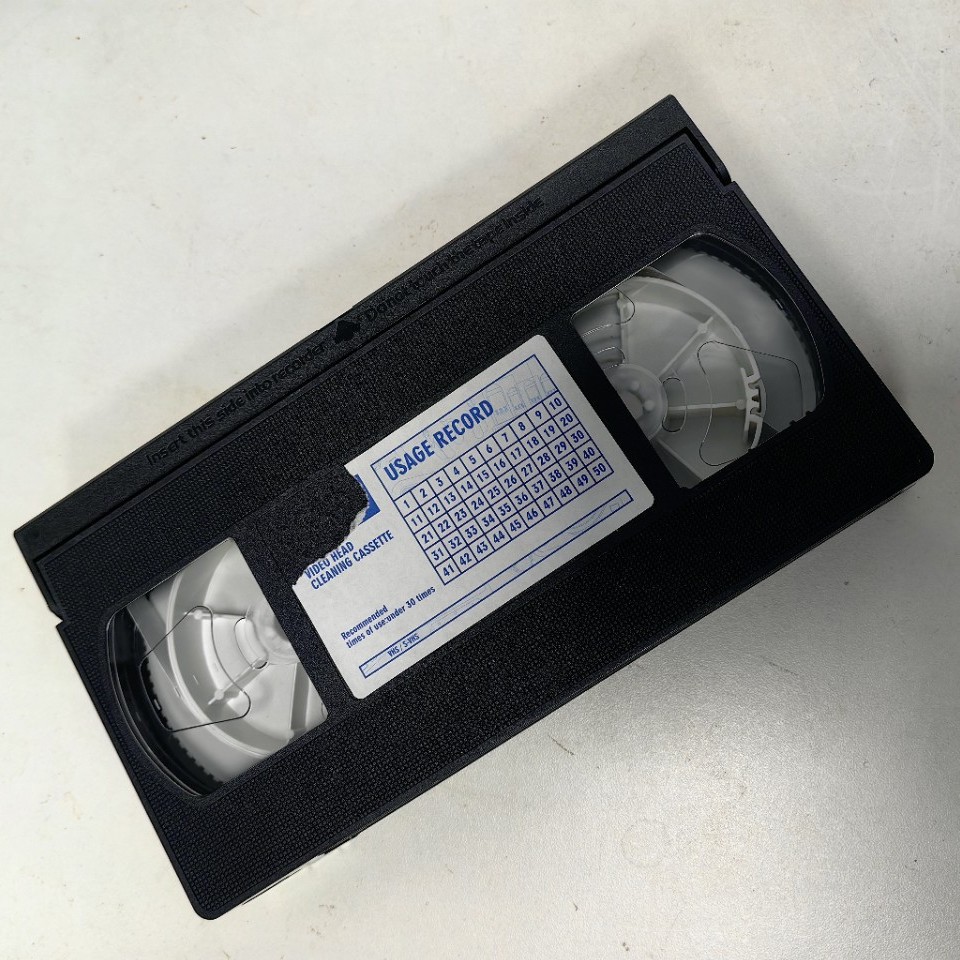 Video Tape Cleaning Tape Dry Cleaning Tape Vhs Dry Cleaning Tape Cleaning Tape