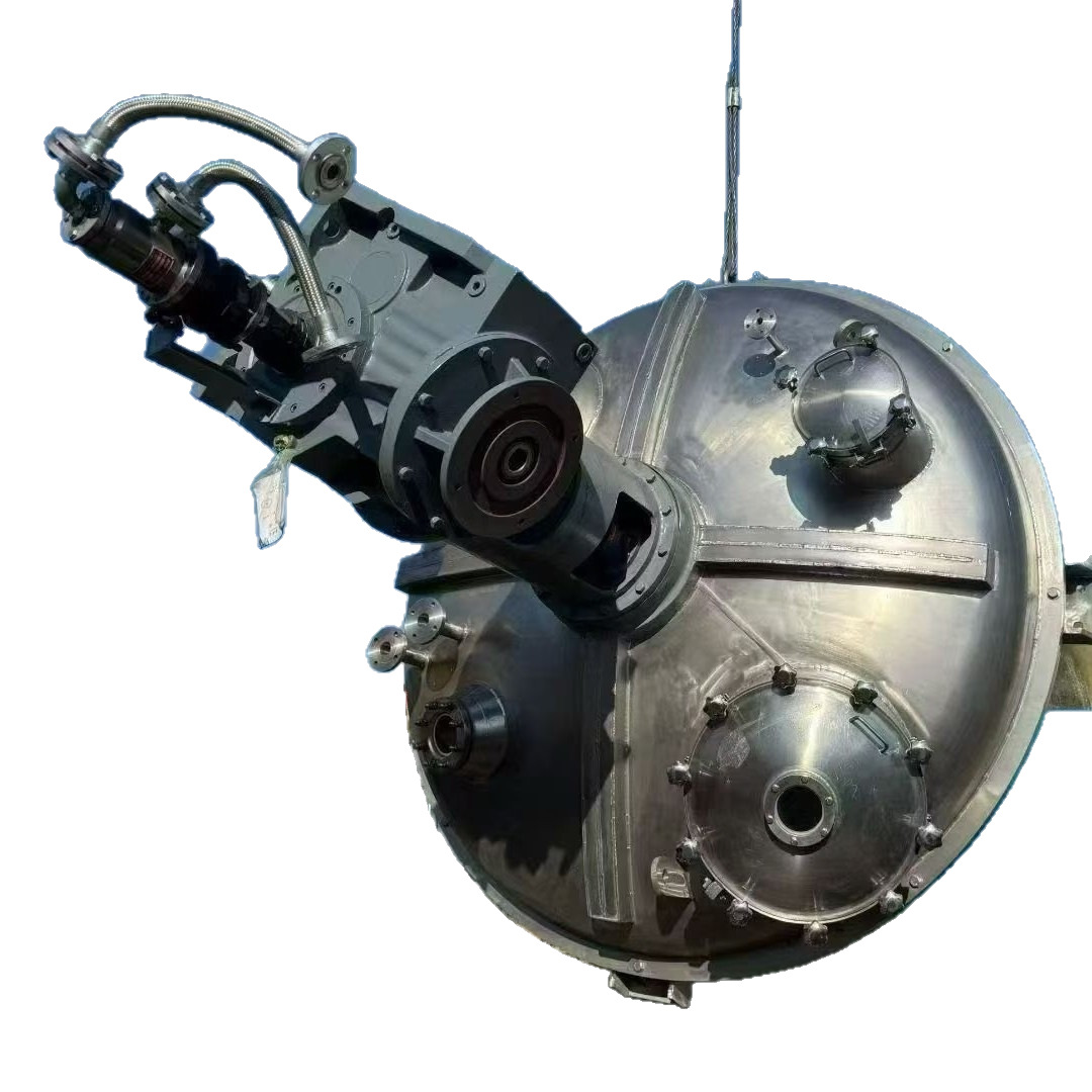 Used 8000 Liter Single Cone Screw Ribbon Dryer Double Helical Mixer Ribbon Mixer