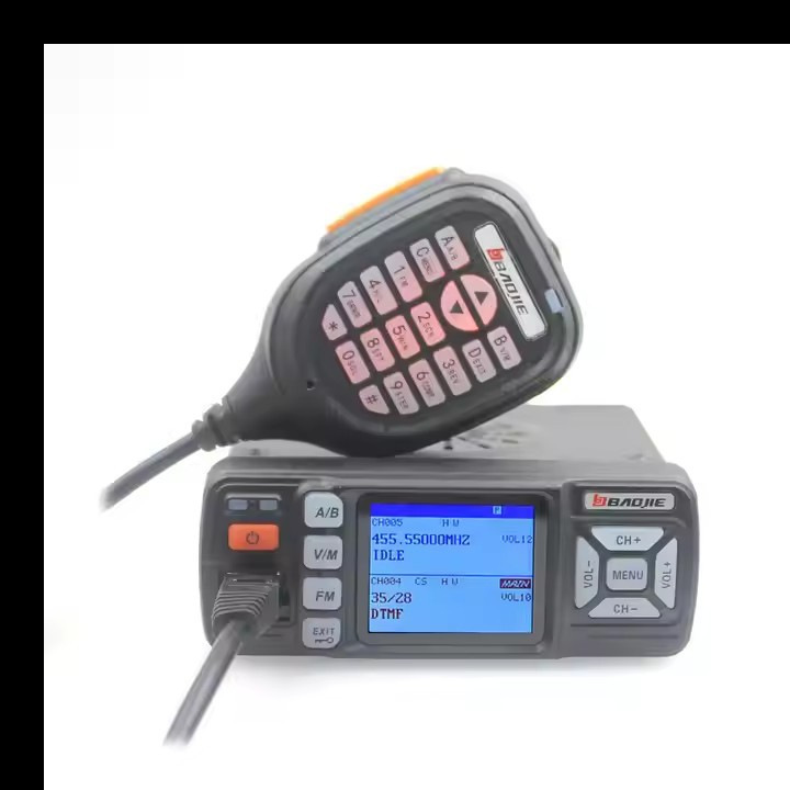 Bj-318 Car Mini Uv Dual-Stage Vehicle-Mounted High-Power Cigarette Lighter Powered Vehicle Intercom Dual Display Kit